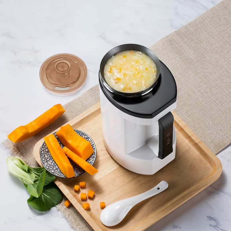 Slow Cooker Ceramic - Mijoteuse électrique 1 personne avec minuterie,