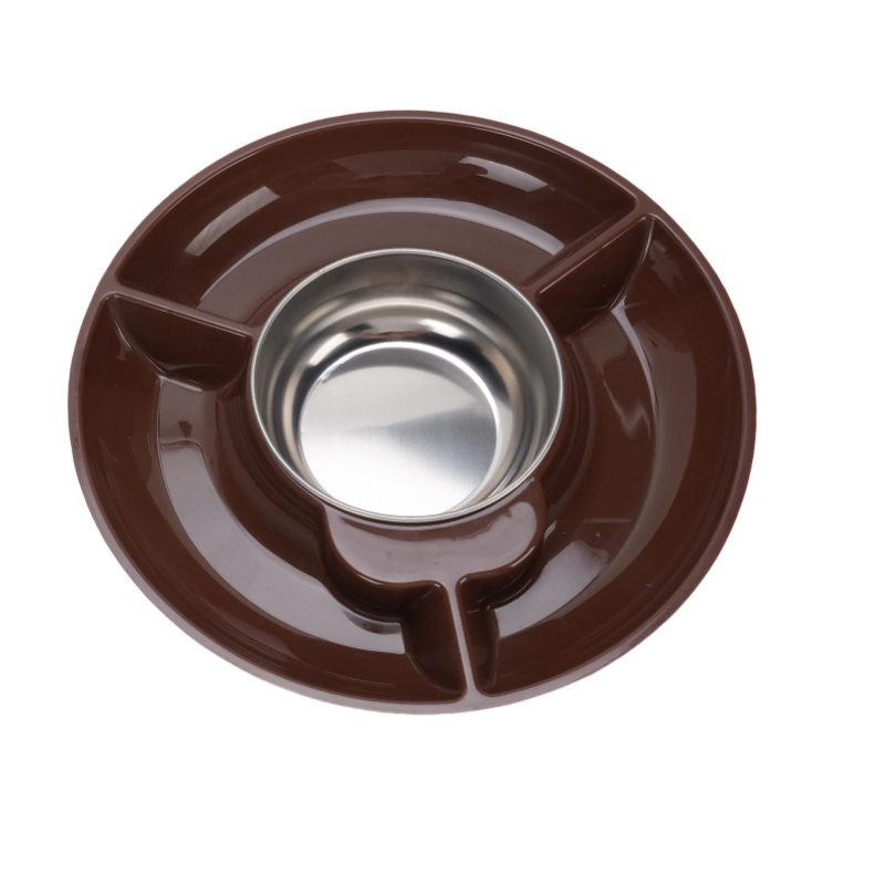 Fondue Set Electric - Pot à chocolat électrique en acier