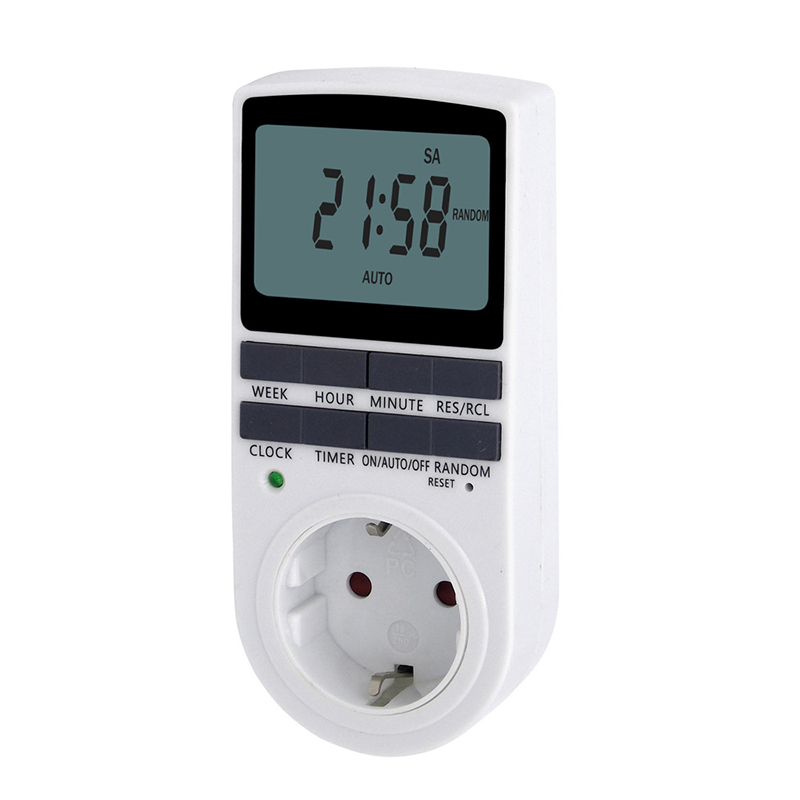 Kitchen Appliances Uk - Minuterie numérique électronique, 12/24 heures, prise