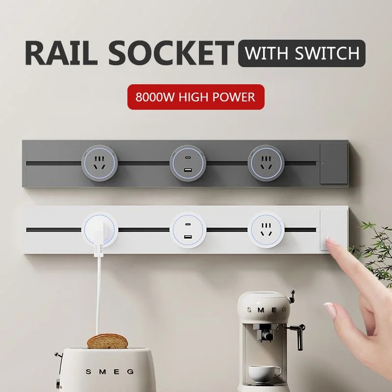 Kitchen Appliances Uk - Prise murale avec interrupteur pour cuisine,