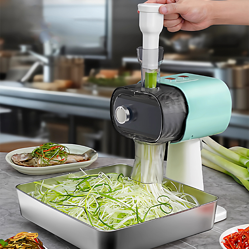 Kitchen Appliances Green - Trancheuse électrique entièrement automatique pour oignons