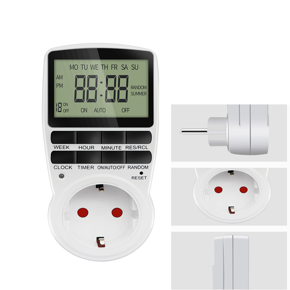 Kitchen Appliances Uk - Minuterie numérique électronique, 12/24 heures, prise