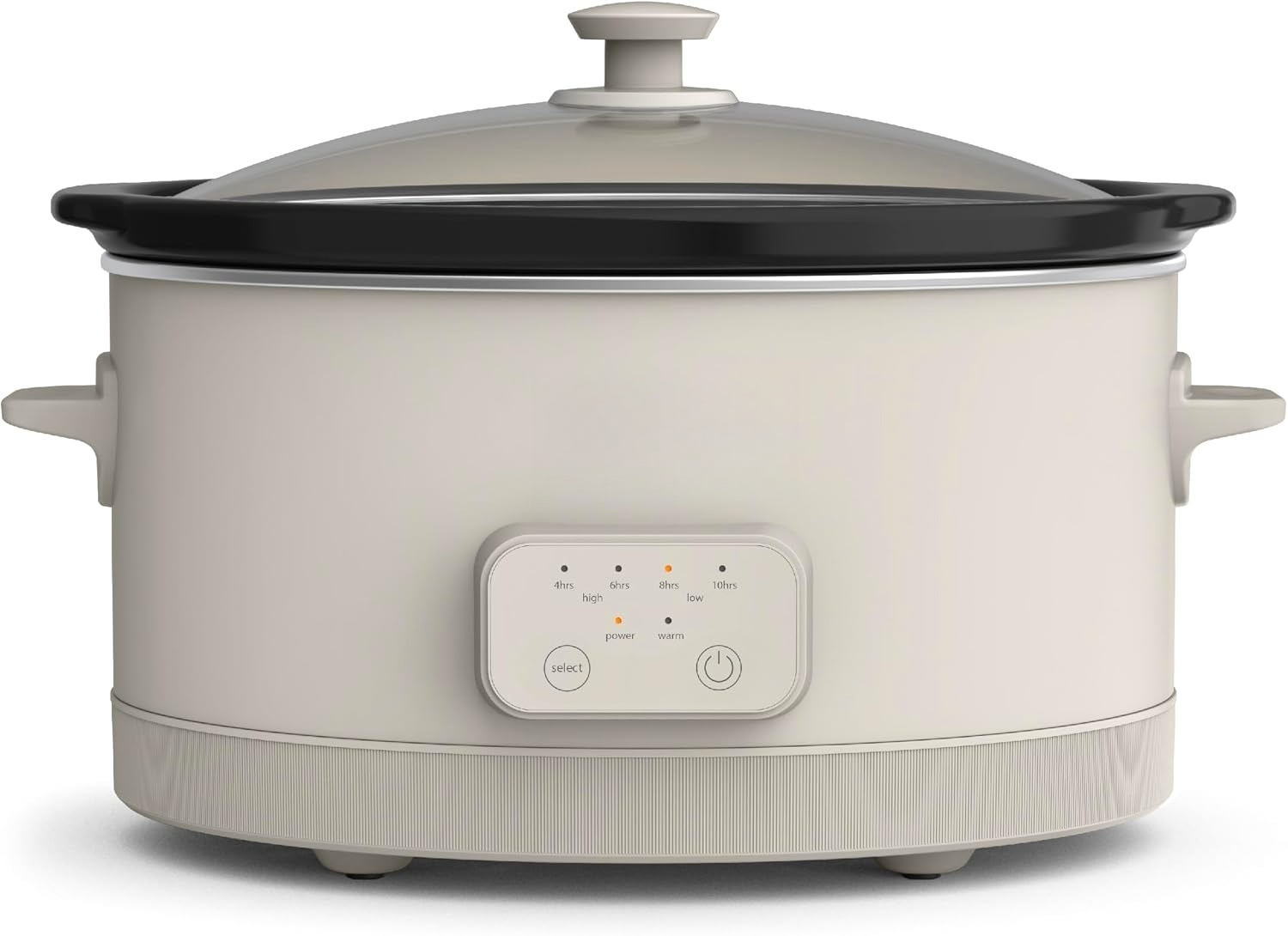 Slow Cooker Ceramic - Mijoteuse programmable de 6,0 Qt, revêtement