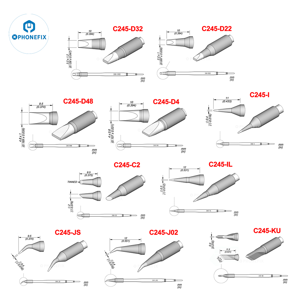 Embouts de fer à souder OEM C2 - Fondue Set Electric avis et prix