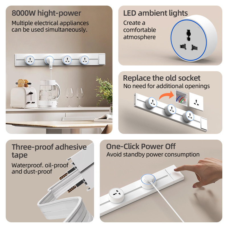 Multiprise mobile blanche pour - Kitchen Appliances Uk avis et prix
