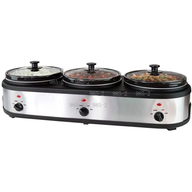 Mijoteuse électrique triple en - Slow Cooker Ceramic avis et prix