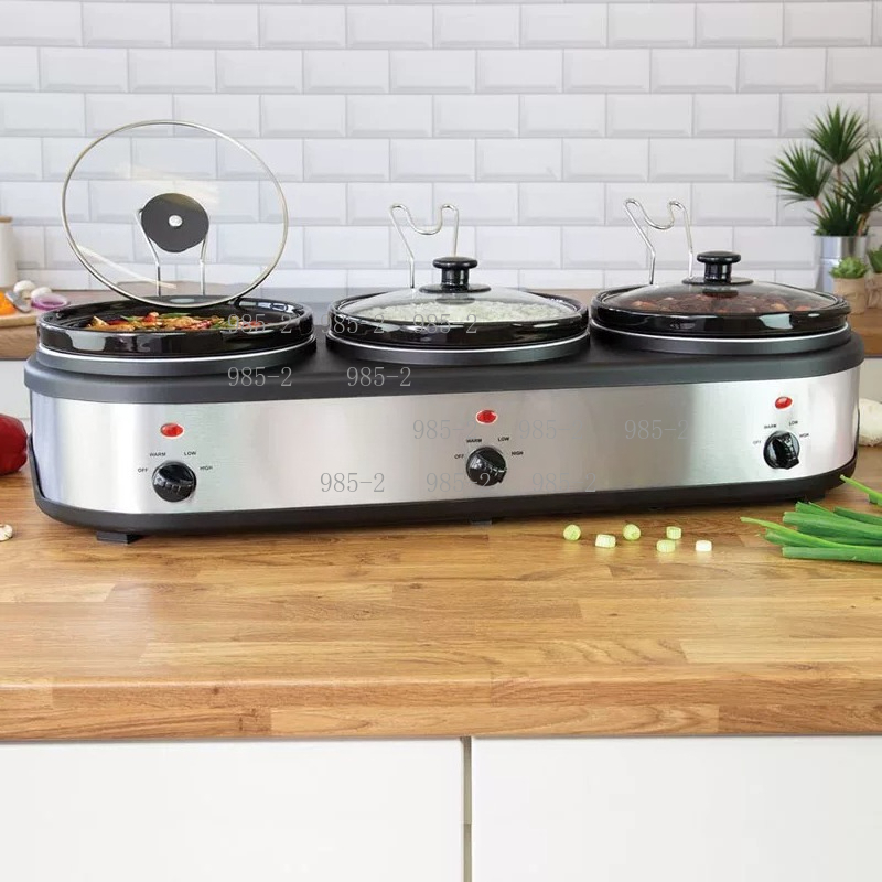 Mijoteuse électrique triple en - Slow Cooker Ceramic avis et prix