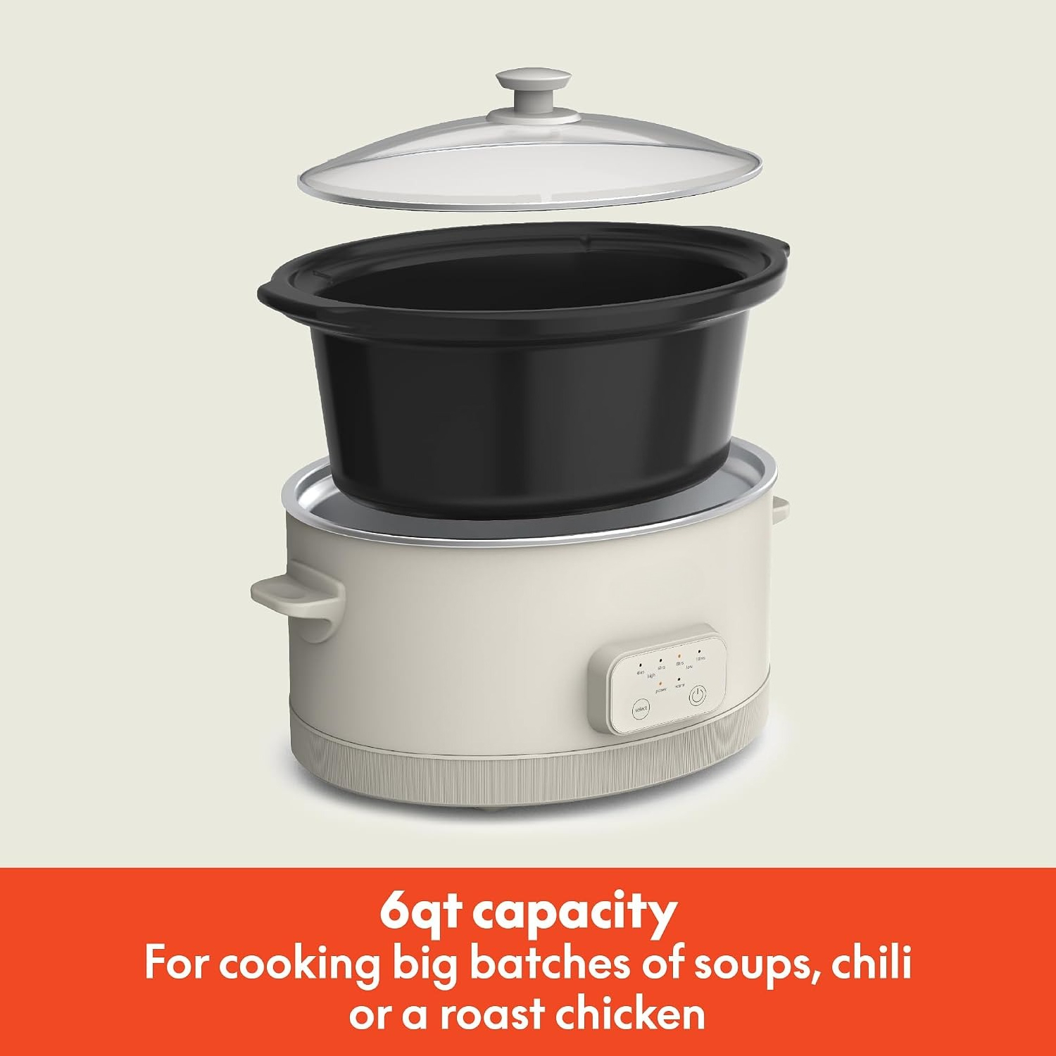 Mijoteuse programmable de 6,0  - Slow Cooker Ceramic avis et prix